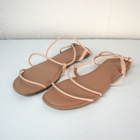 NWOB Old Navy Thin Strappy Sandal Sz 11 Beach Summer Nautical Vacation Cruise - Picture 3 of 6